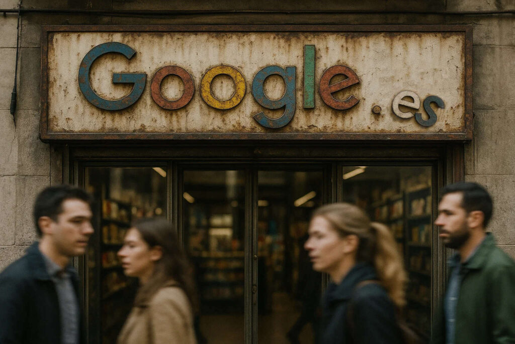 desaparición de google.es